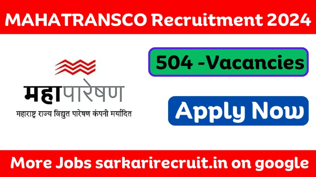 MAHATRANSCO Recruitment